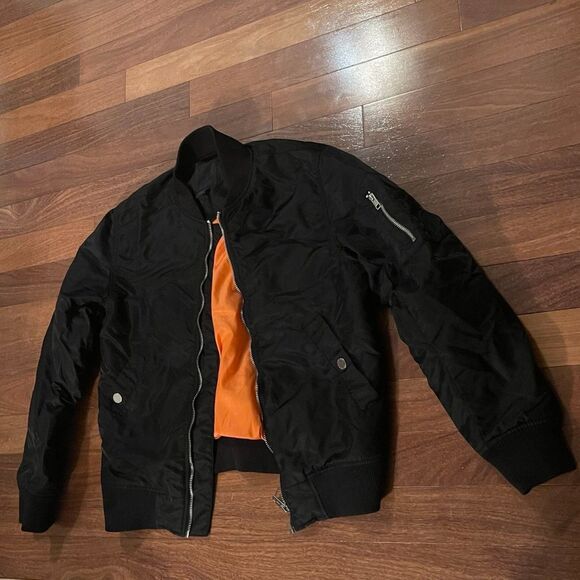 Black H&M Bomber Jacket - Picture 3 of 3